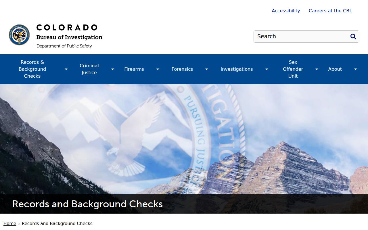 Colorado Bureau of Investigation records service options