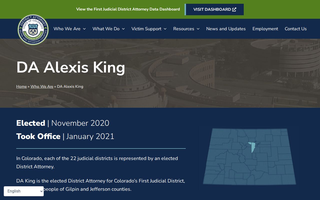 First Judicial District Attorney office serving Gilpin County